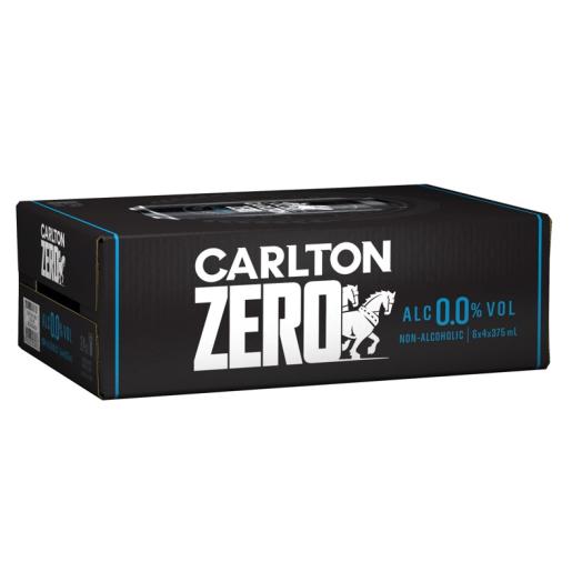 Carlton Zero 375ml Cans 24/CTN