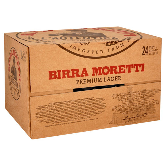 Birra Moretti Bottles 330ml x 24
