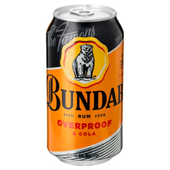 Bundaberg OP Rum & Cola 6.0% 375ml/24 Cans