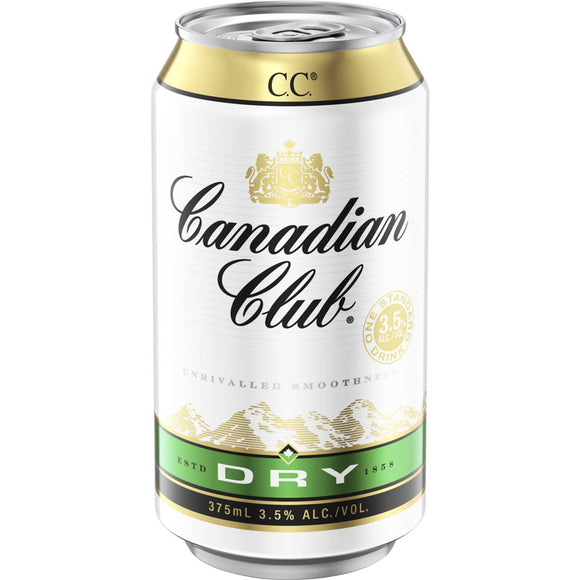 Canadian Club & Dry MID 3.5% 375ml/24 Cans