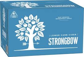 Strongbow Low Carb Clear Apple Cider 330ml x 24 Bottles