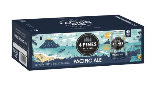 4 PINES PACIFIC ALE CANS 18PK 375ML