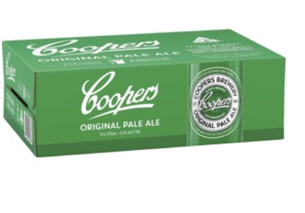 COOPERS PALE ALE 4.5% CANS CTN/24