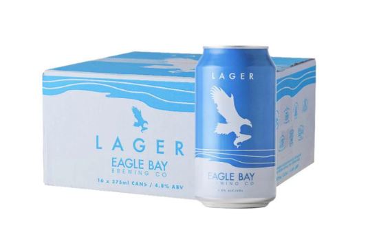 EAGLE BAY WHEATBELT LAGER CAN 375ML/16