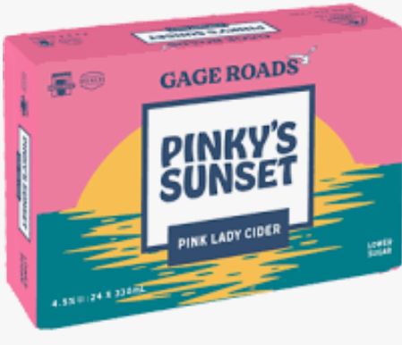 GAGE ROADS PINKY SUNSET CIDER CANS CTN/24