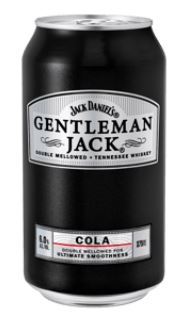 GENTLEMAN JACKS & COLA 375ML CANS CTN/24
