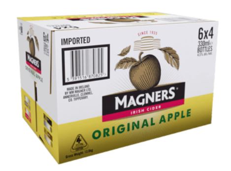 Magners Apple Cider 330ml Bottles/24