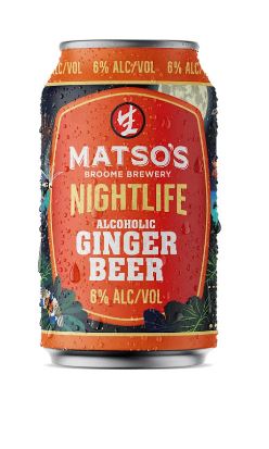 MATSOS N/LIFE 6% GINGER BEER 330ML CANS/24
