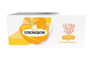 STRONGBOW ULTRA LOW CARB MANGO CAN 330ML/24
