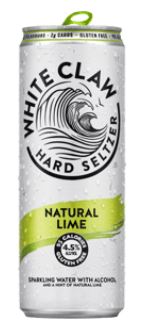 White Claw Lime 4.5% Cans 330ml Ctn/24