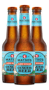 MATSOS L/SUGAR GINGER BEER 4% BTLS 330ML CTN