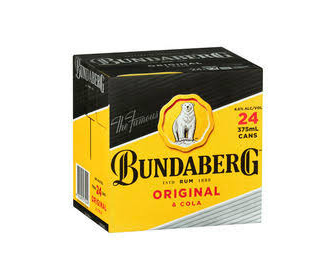 Bundaberg & Cola Cube 4.6% 375ml/24 Cans
