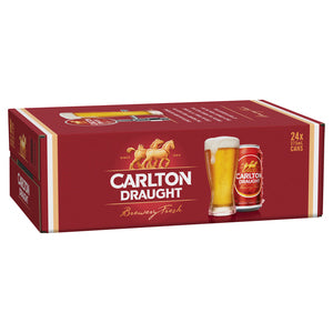 Carlton Draught Cans 375ml x 24