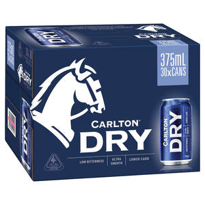 Carlton Dry Block Cans 375ml x 30