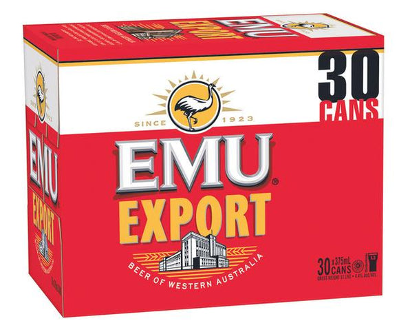 Emu Export Block Cans 375ml x 30