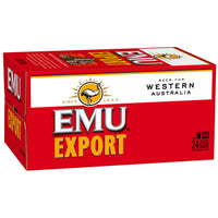 Emu Export Stubbies 375ml x 24