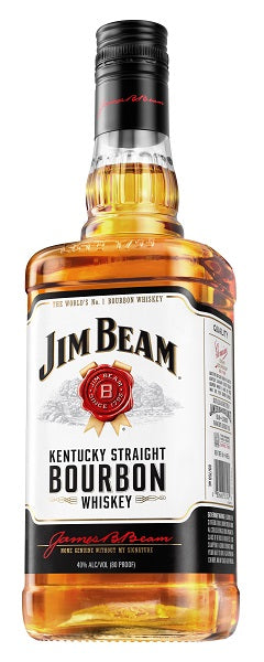 Jim Beam White Label Bourbon 1L