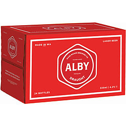 Gage Roads Alby Draught Stubbies 330ml x 24