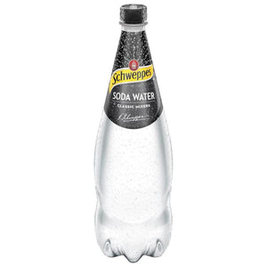 Schweppes Soda Water 1.1L Ctn/12
