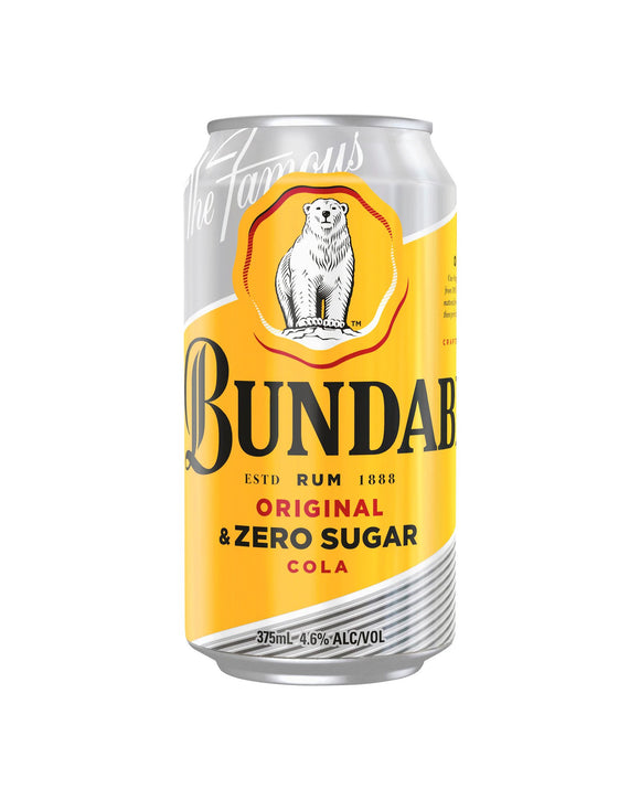 Bundy Bare & Cola 4.6% 375ml/24 Cans