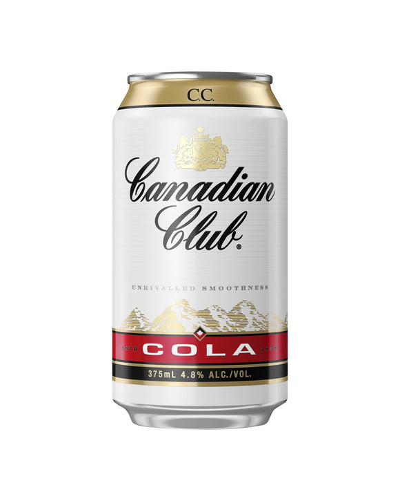 Canadian Club & Cola 4.8% Cans 375ml/24
