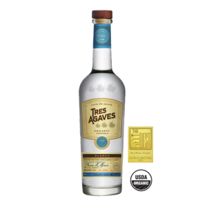 TRES AGAVES ORG TEQUILA BLANCO 750ML