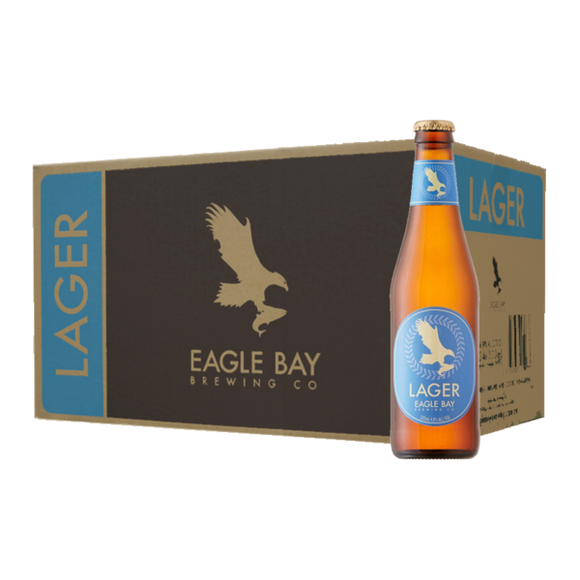 Eagle Bay Lager Btls 330ml x 24