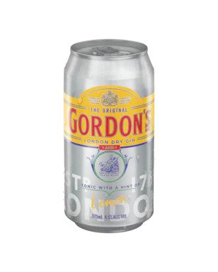 Gordons Gin & Tonic 4.5% Cans 375ml/24
