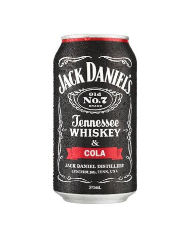 Jack Daniels & Cola 4.8% Cans 375ml/24