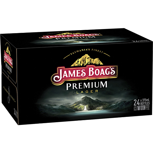 James Boags Premium Bottles 345ml x 24