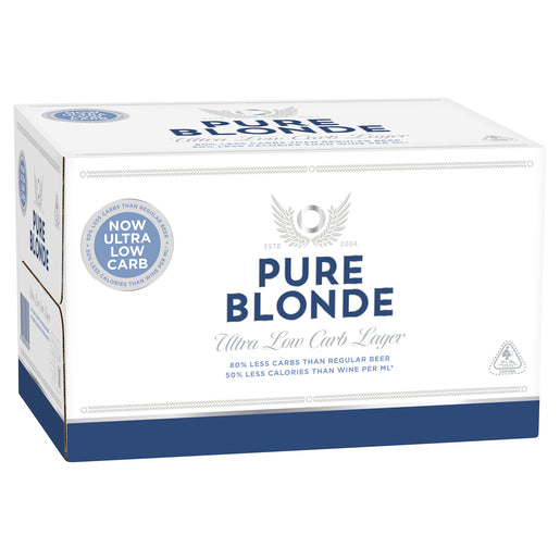 Pure Blonde 4.2% Stubbies 355ml x 24