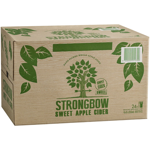 Strongbow Sweet Apple Cider 330ml x 24 Bottles