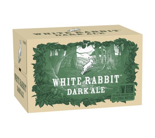 White Rabbit Dark Ale Bottles 330ml x 24